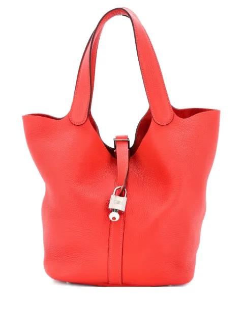 Picotin Lock Bag Clemence GM bucket bag by HERMES 