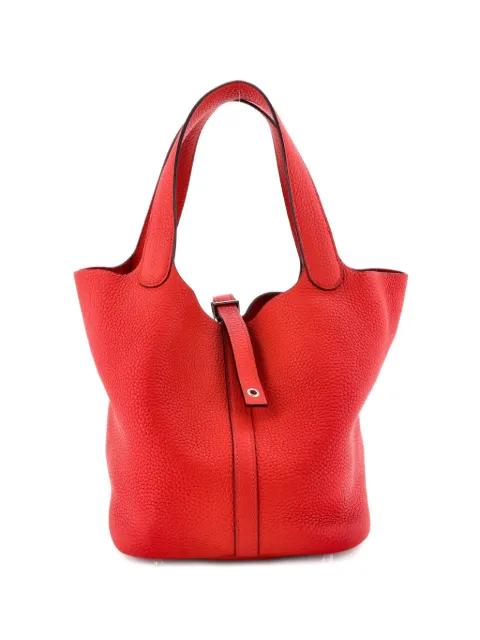 Picotin Lock Bag Clemence MM bucket bag by HERMES 