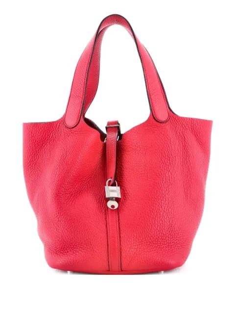 Picotin Lock Bag Clemence MM bucket bag by HERMES 