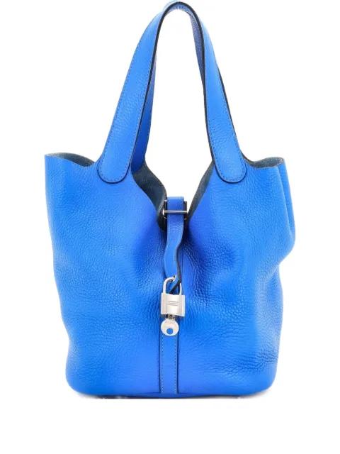 Picotin Lock Bag Clemence MM bucket bag by HERMES 