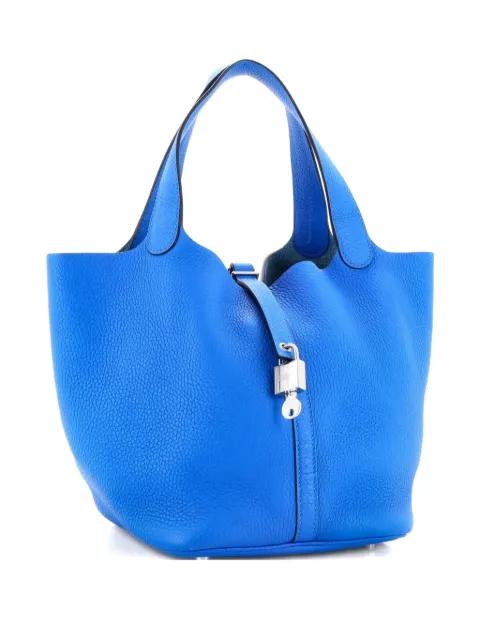 Picotin Lock Bag Clemence MM bucket bag by HERMES 
