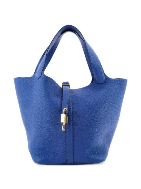 Picotin Lock Bag Clemence MM bucket bag by HERMES 