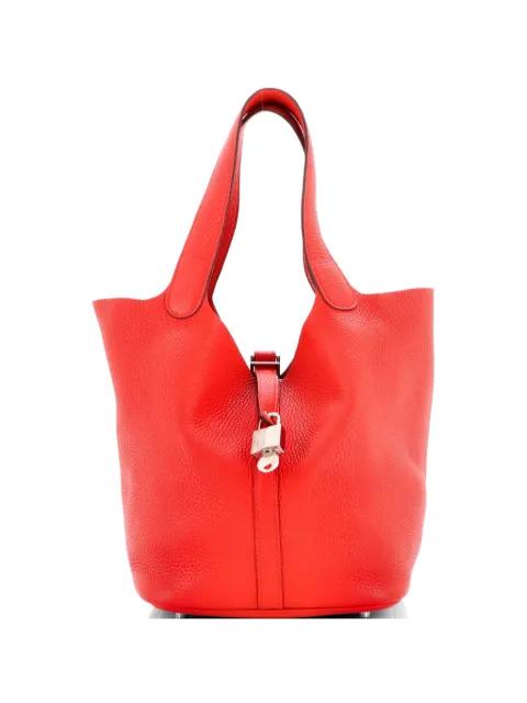 Picotin Lock Bag Clemence MM bucket bag by HERMES 