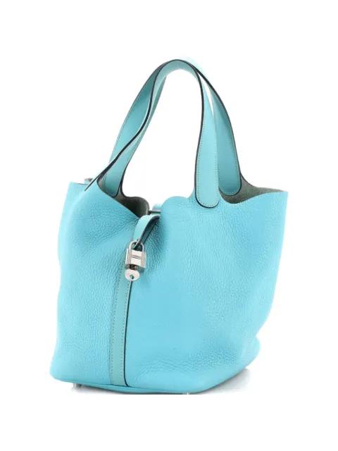 Picotin Lock Bag Clemence MM bucket bag by HERMES 