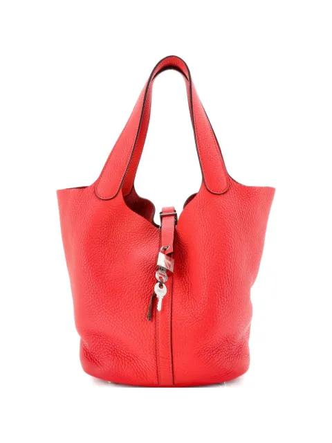 Picotin Lock Bag Clemence MM bucket bag by HERMES 