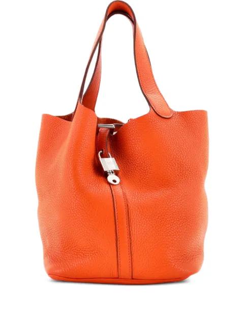 Picotin Lock Bag Clemence MM bucket bag by HERMES 
