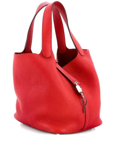 Picotin Lock Bag Clemence MM bucket bag by HERMES 