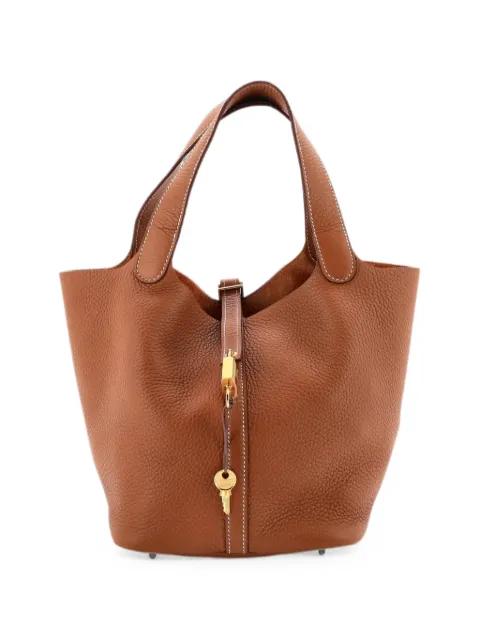 Picotin Lock Bag Clemence MM bucket bag by HERMES 