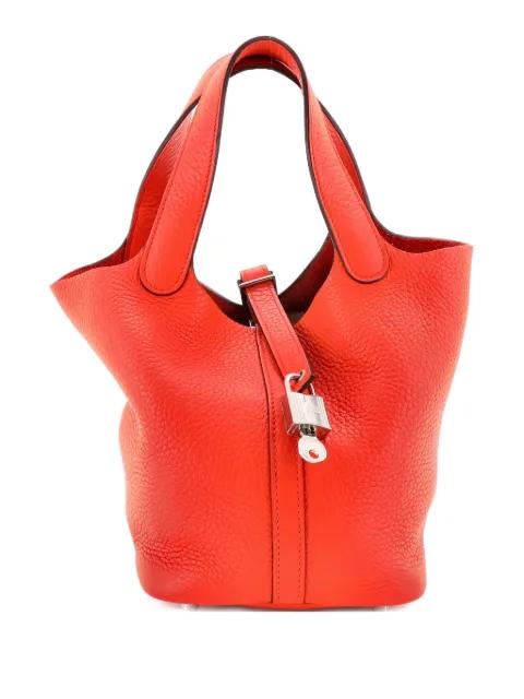 Picotin Lock Bag Clemence PM bucket bag by HERMES 