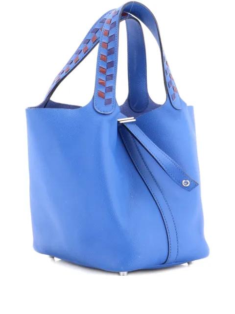 Picotin Lock Bag Tressage Epsom PM bucket bag by HERMES 