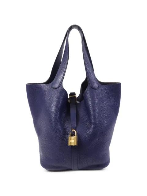 Picotin MM togo leather tote bag by HERMES 