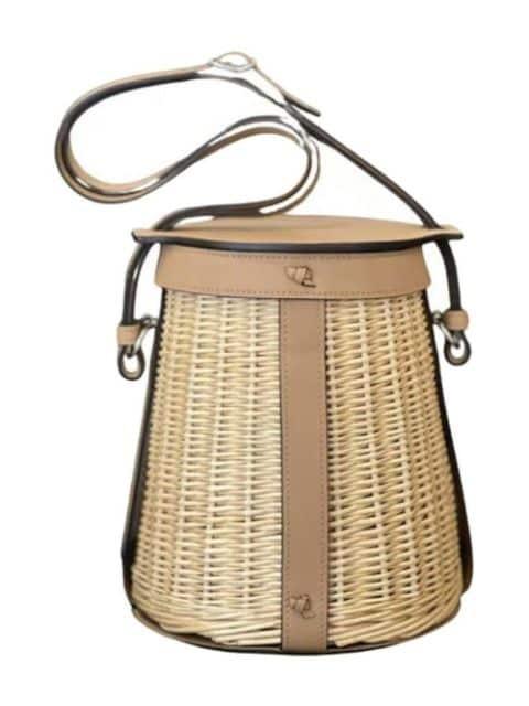 Swift Wicker Sac Farming Picnic Bag, Chai by HERMES 