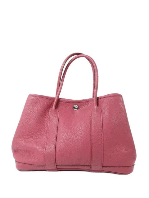 TPM Garden Party Negonda-leather tote bag by HERMES 