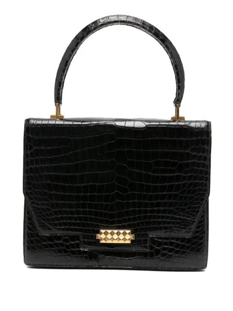 crocodile-skin top-handle tote bag by HERMES 