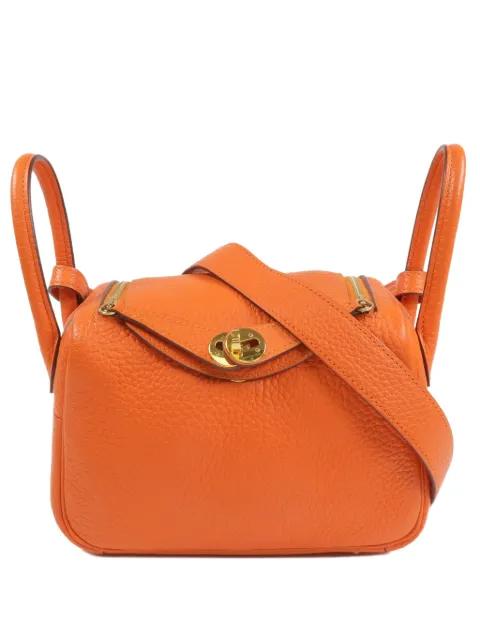 mini Lindy Togo~leather crossbody bag by HERMES 