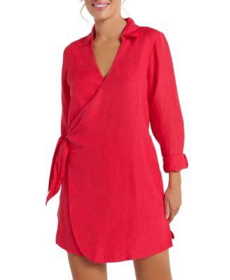 Isla Wrap Dress Cover Up by HERMOZA