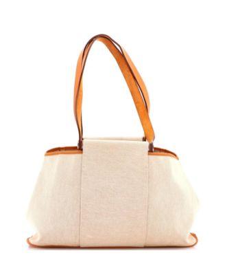 39 Cabag Elan Toile and Leather by  HERM&EGRAVE;S