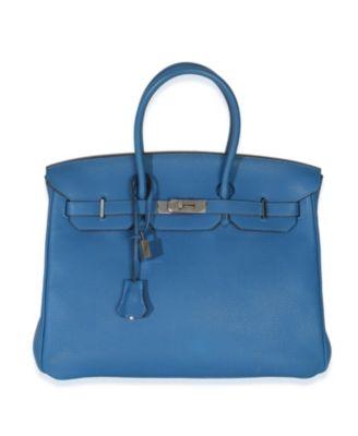 Birkin 35 Leather Handbag by  HERM&EGRAVE;S