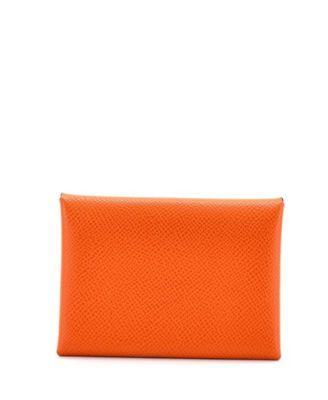 Calvi Duo Card Holder Epsom by  HERM&EGRAVE;S