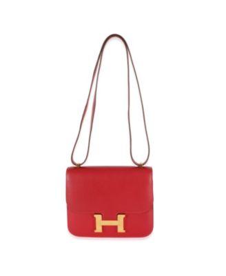 Constance Leather Handbag by  HERM&EGRAVE;S