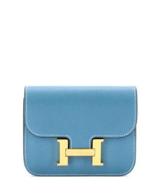 Constance Slim Wallet Evercolor by  HERM&EGRAVE;S