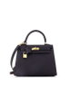 Kelly 25 Handbag Black Epsom with Gold Hardware by HERMÈS Kelly 25 Handbag Black Epsom with Gold Hardware by HERMÈS