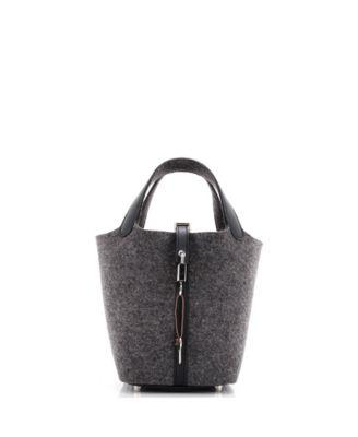 PM Picotin Lock Bag Felt with Leather by  HERM&EGRAVE;S