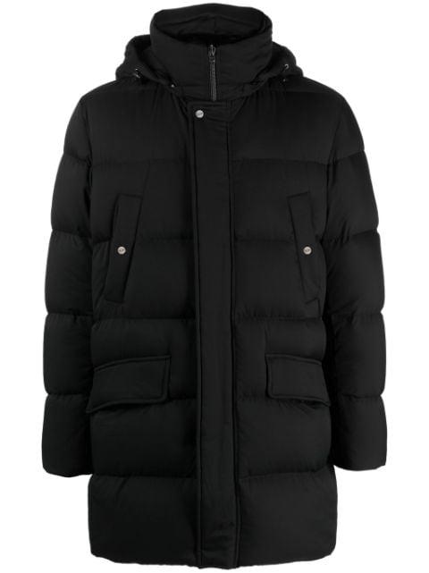 Arandelle detachable-hood coat by HERNO
