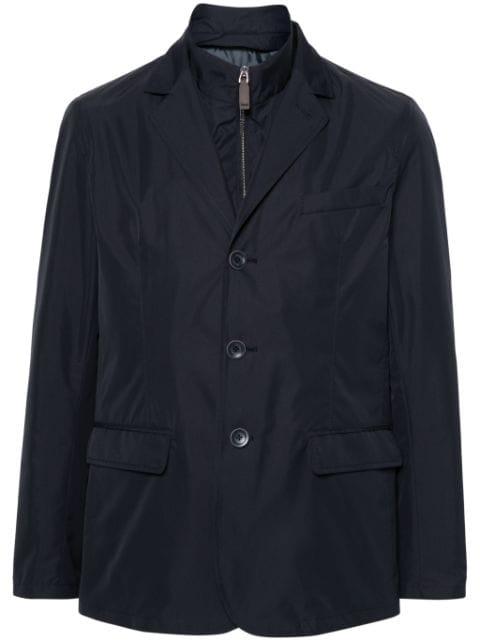 Byron layered single-breasted blazer by HERNO