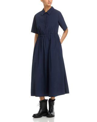 Collared Midi Dress by HERNO