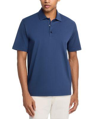 Cotton Stretch Short Sleeve Polo by HERNO
