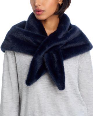 Faux Fur Triangle Foulard by HERNO
