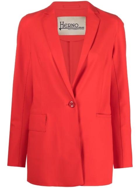 First Act single-breasted blazer by HERNO