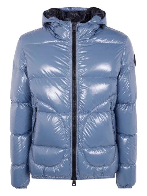 Gloss hoodied puffer jacket by HERNO