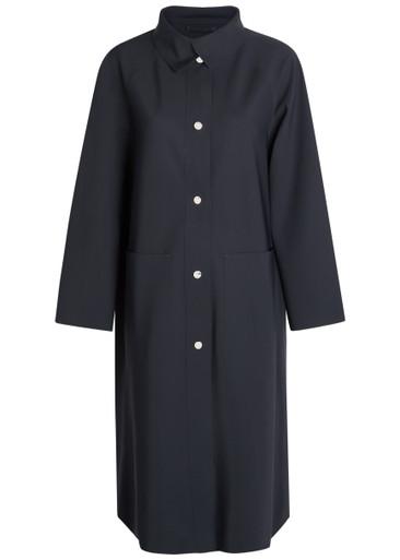 High-neck stretch-polyamide coat by HERNO