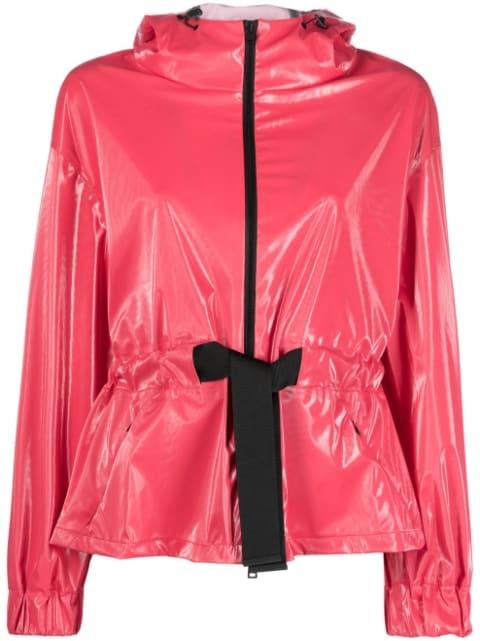 Laminar hoodied cape jacket by HERNO