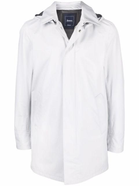 Laminar water-resistant hoodied jacket by HERNO