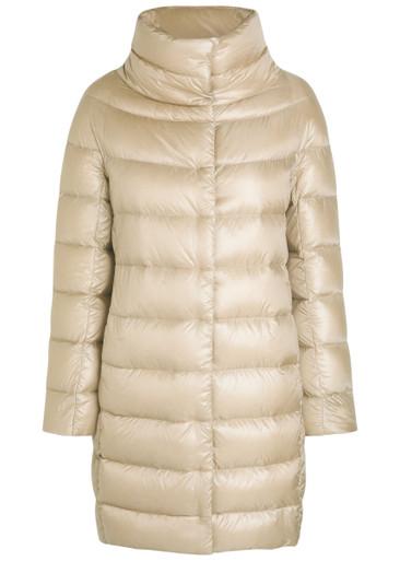 Quilted shell coat by HERNO