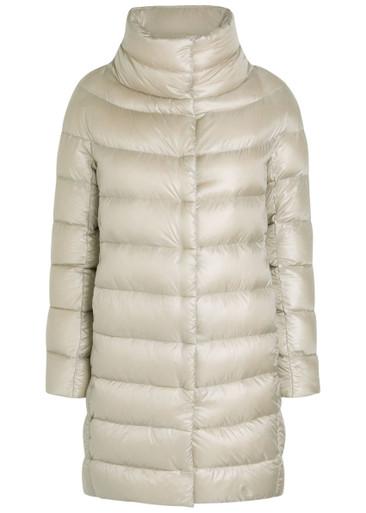 Quilted shell coat by HERNO