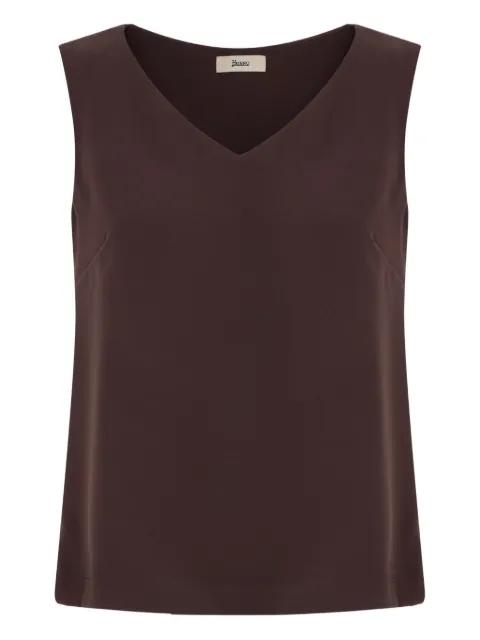 Resort V-neck top by HERNO