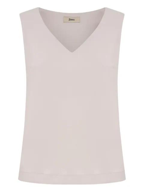 Resort V-neck top by HERNO
