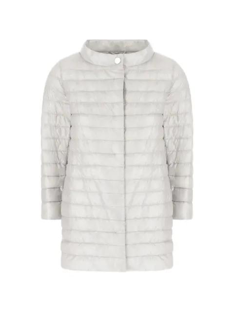 Rossella A-line quilted jacket by HERNO