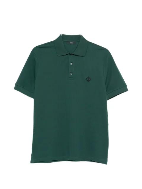 Short sleeve logo polo shirt by HERNO