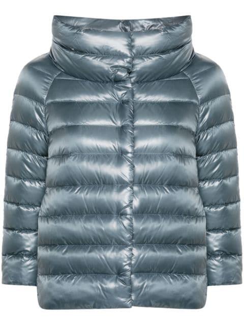 Sofia quilted puffer jacket by HERNO