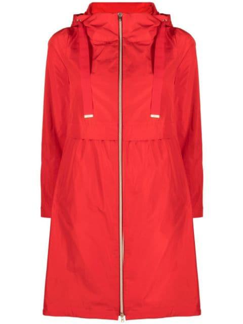 Techno Taffeta drawstring-hood parka by HERNO