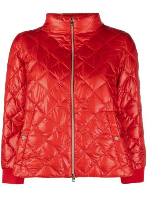 Ultralight diamond-quilted down jacket by HERNO