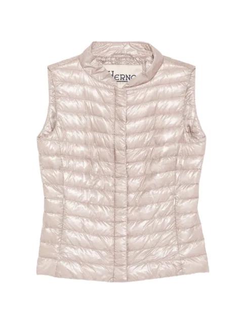 Vera quilted sleeveless gilet by HERNO