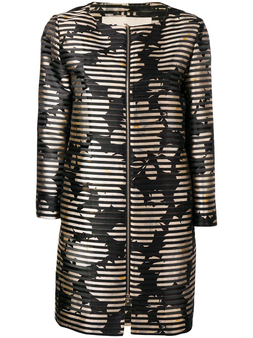 black and gold zipped jacket by HERNO