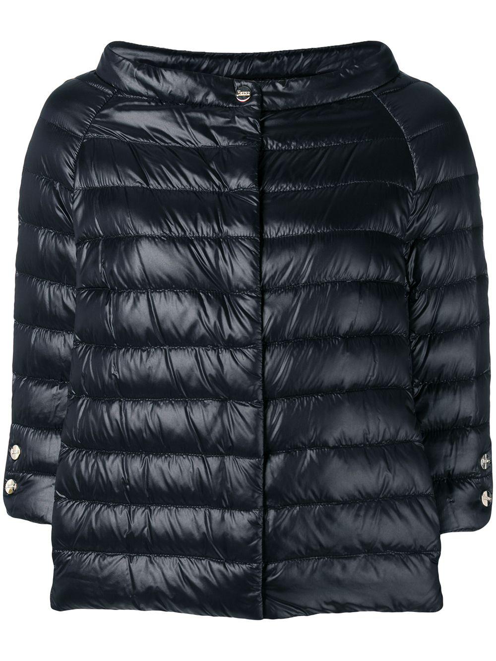 boat-neck jacket by HERNO
