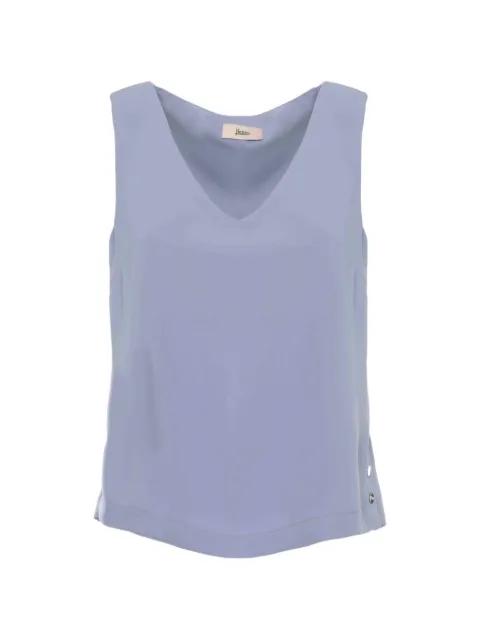 button-detail blouse by HERNO